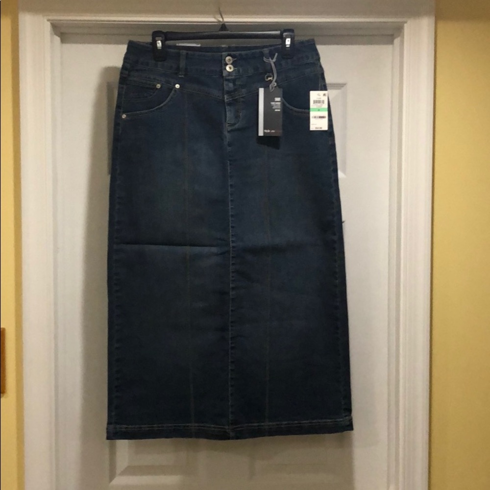 Style & Co Mid-Length Denim Skirt